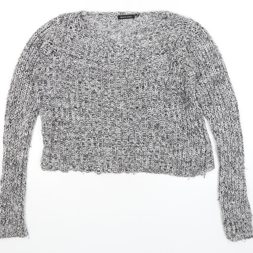 Brave Soul Womens Grey   Pullover Jumper Size 14