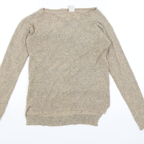 VERO MODA Womens Beige   Pullover Jumper Size S
