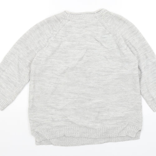 BHS Womens Grey   Pullover Jumper Size 16