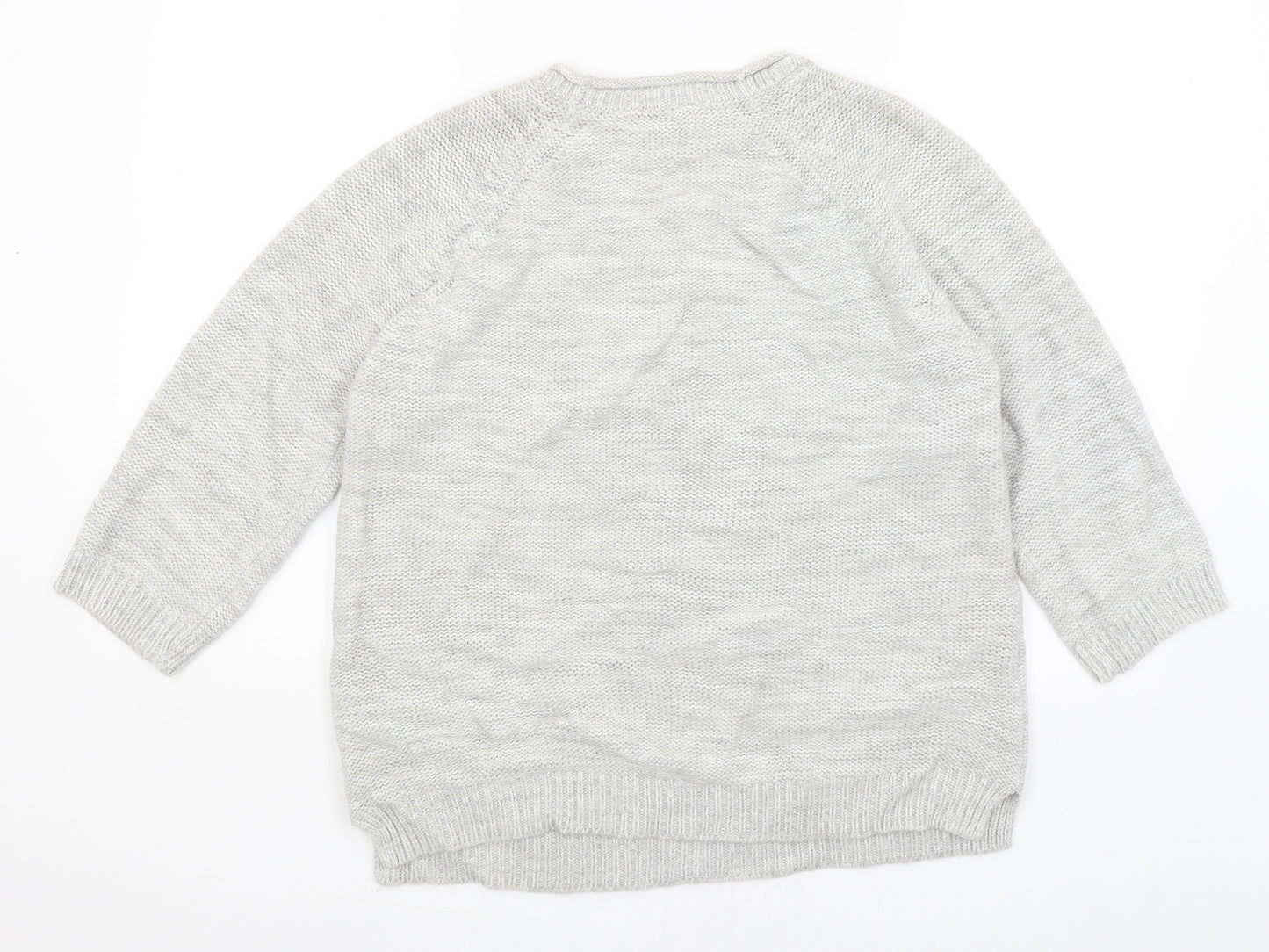 BHS Womens Grey   Pullover Jumper Size 16