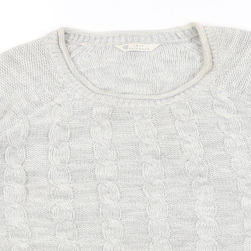 BHS Womens Grey   Pullover Jumper Size 16