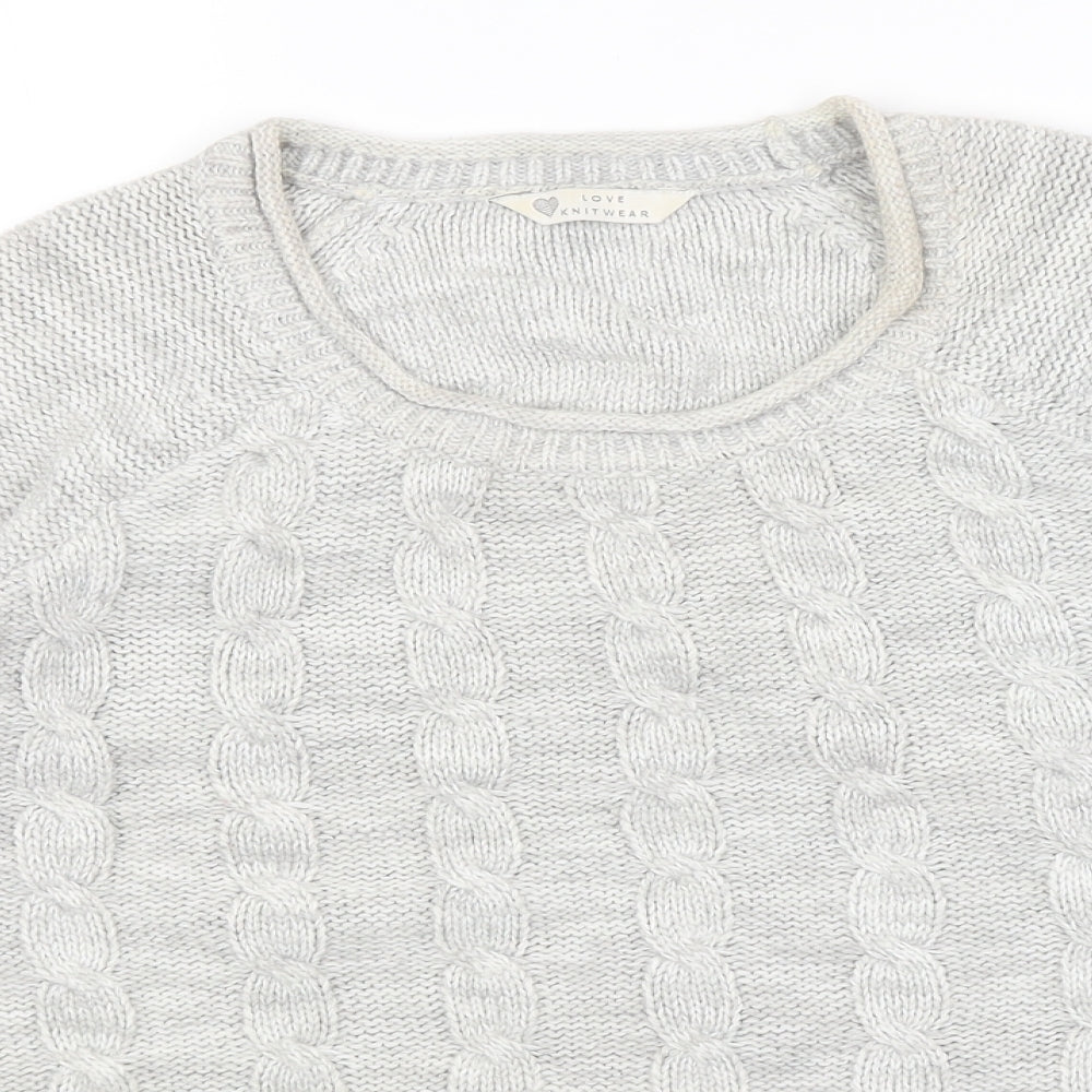 BHS Womens Grey   Pullover Jumper Size 16