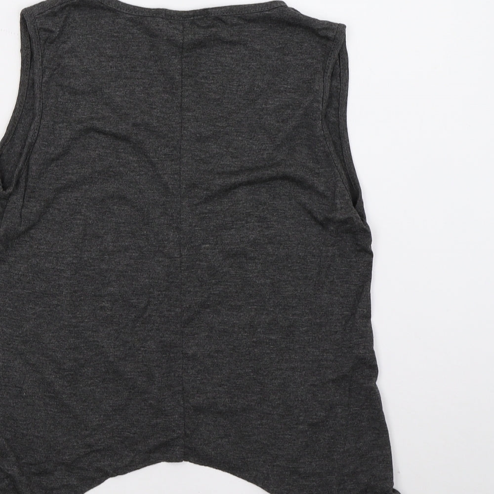 JG designs Womens Grey   Basic Tank Size M