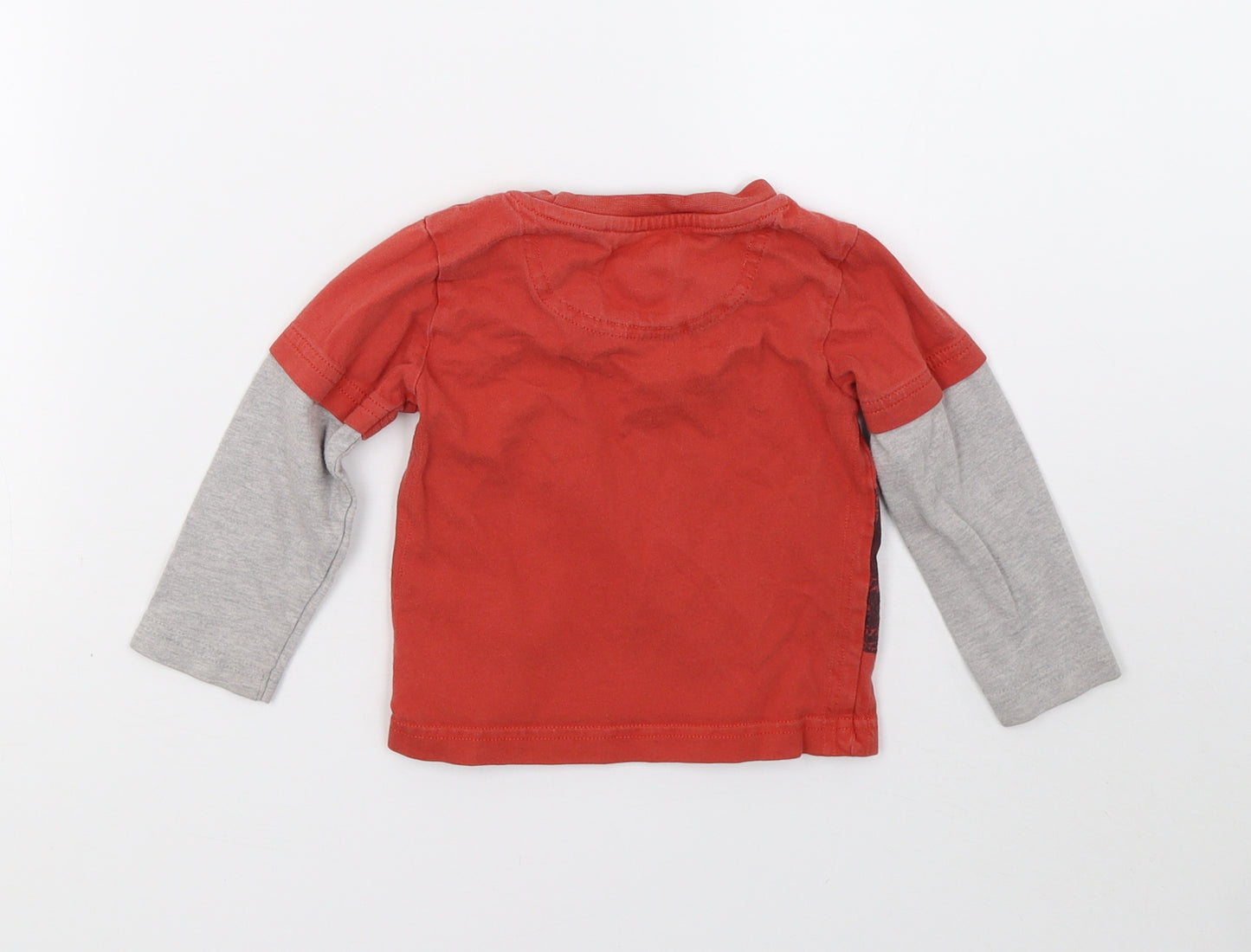 Debenhams Baby Red   Basic T-Shirt Size 12-18 Months