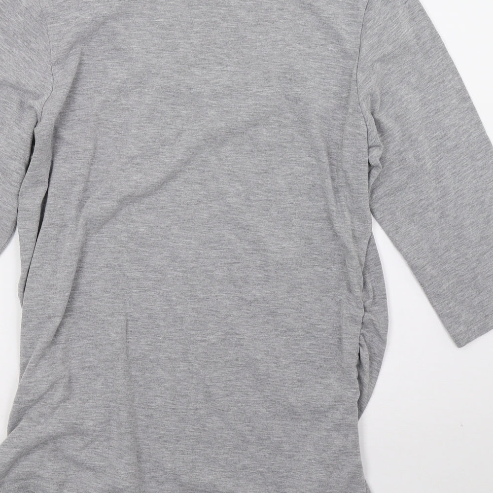 Red Herring Womens Grey   Basic T-Shirt Size 14