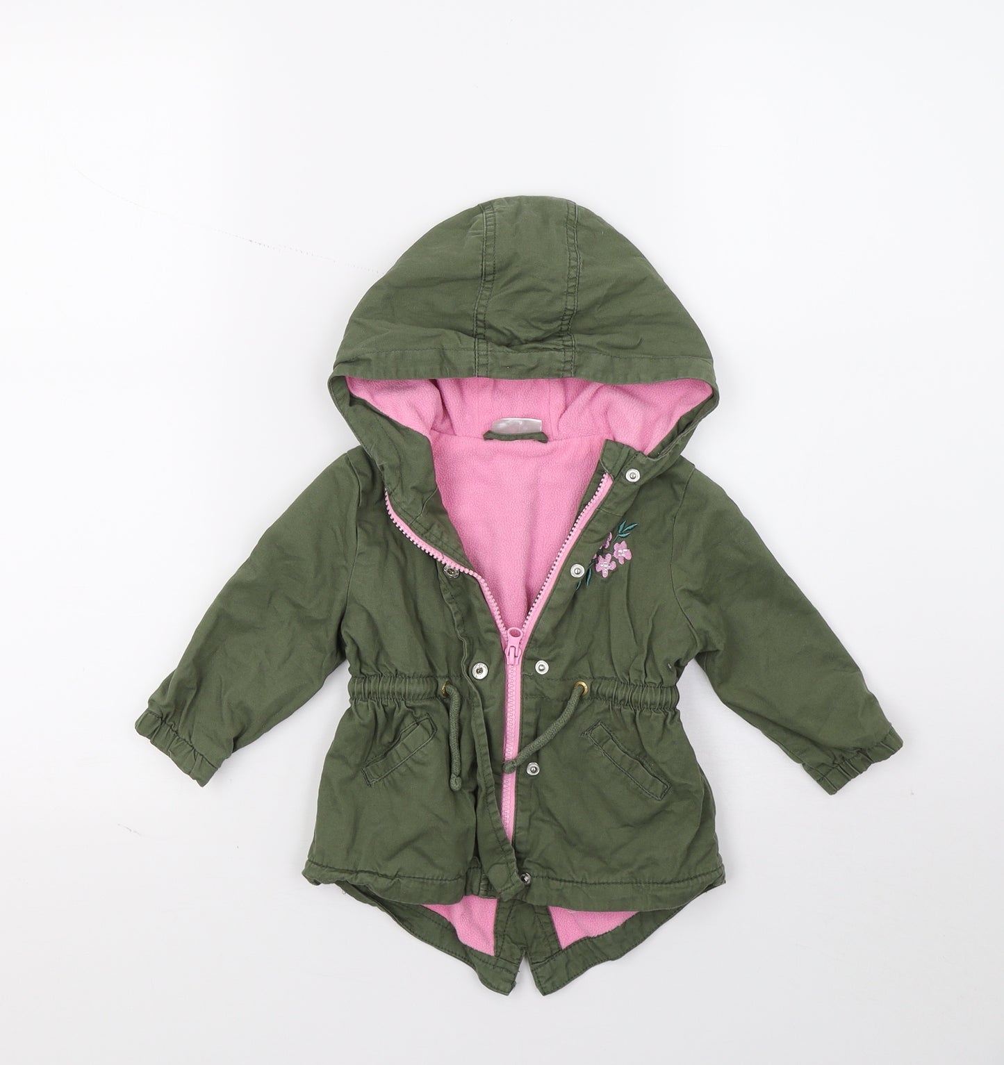 So cute Girls Green   Jacket Coat Size 6-9 Months