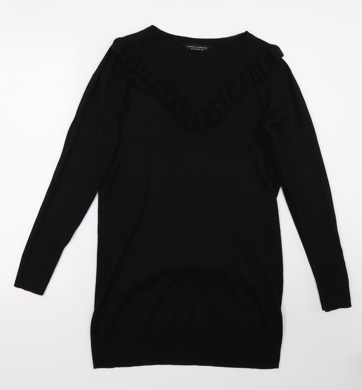 Dorothy Perkins Womens Black Pullover Jumper Size 8