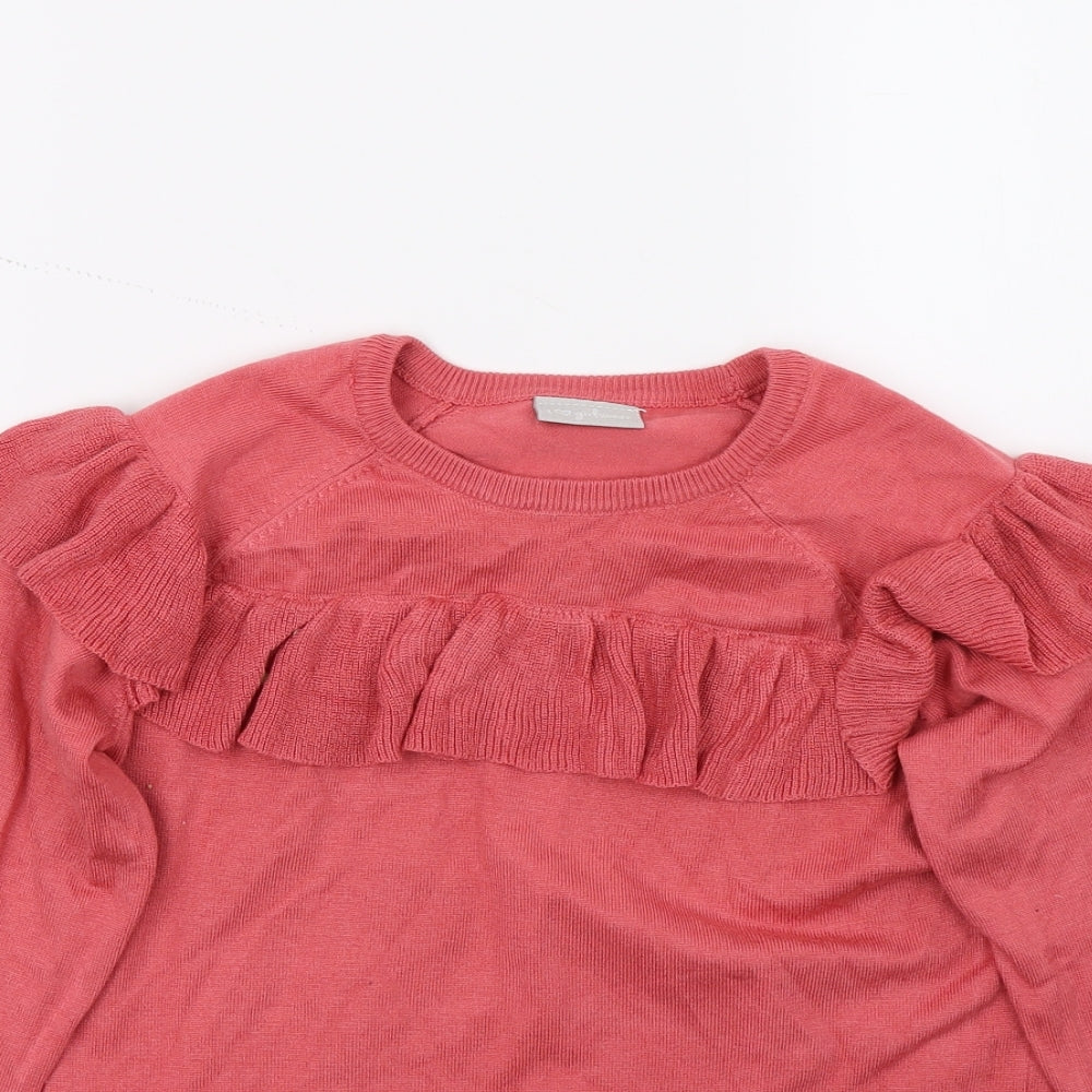 NEXT Girls Pink   Pullover Jumper Size 10 Years