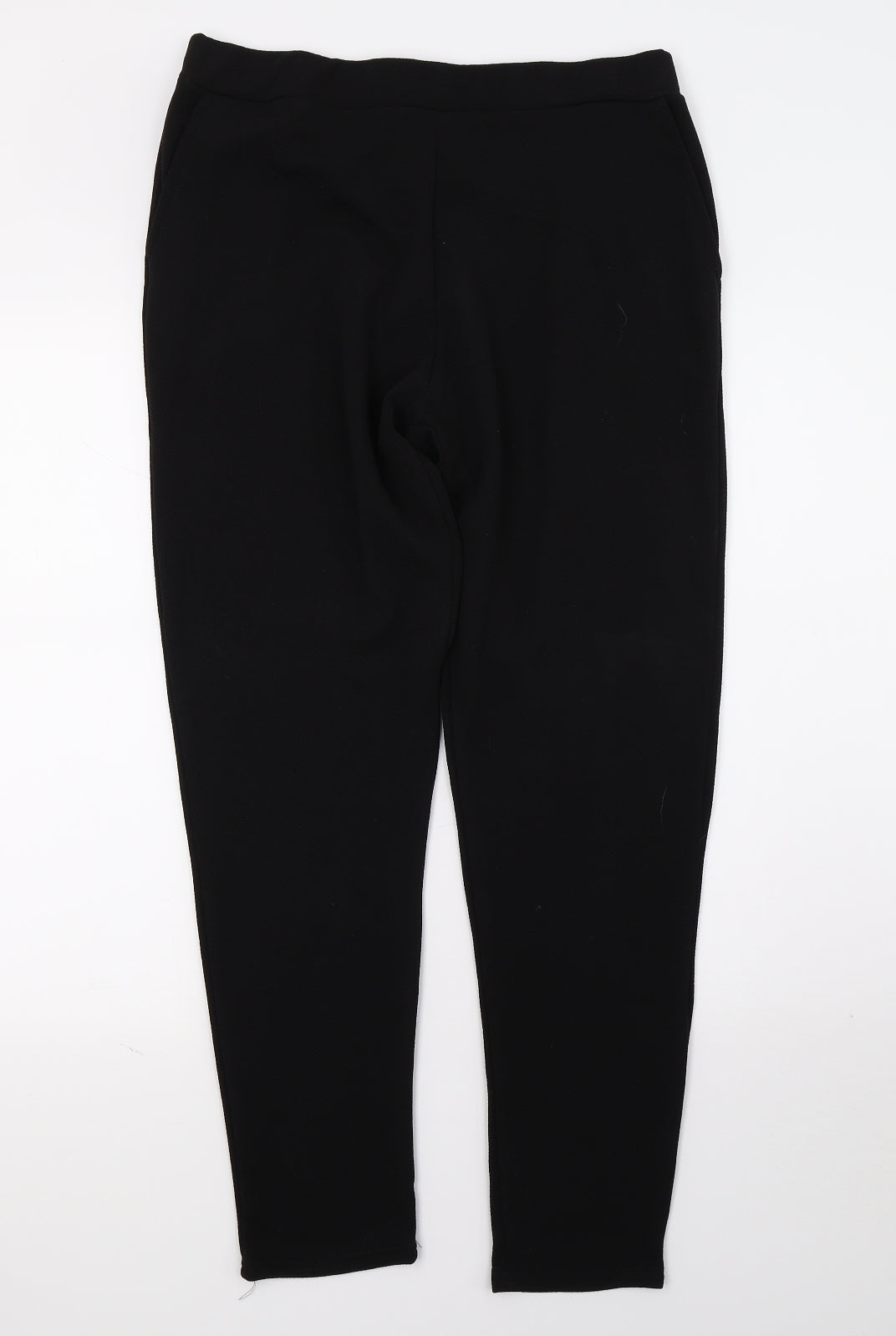 Preworn Womens Black   Trousers  Size 16 L27 in