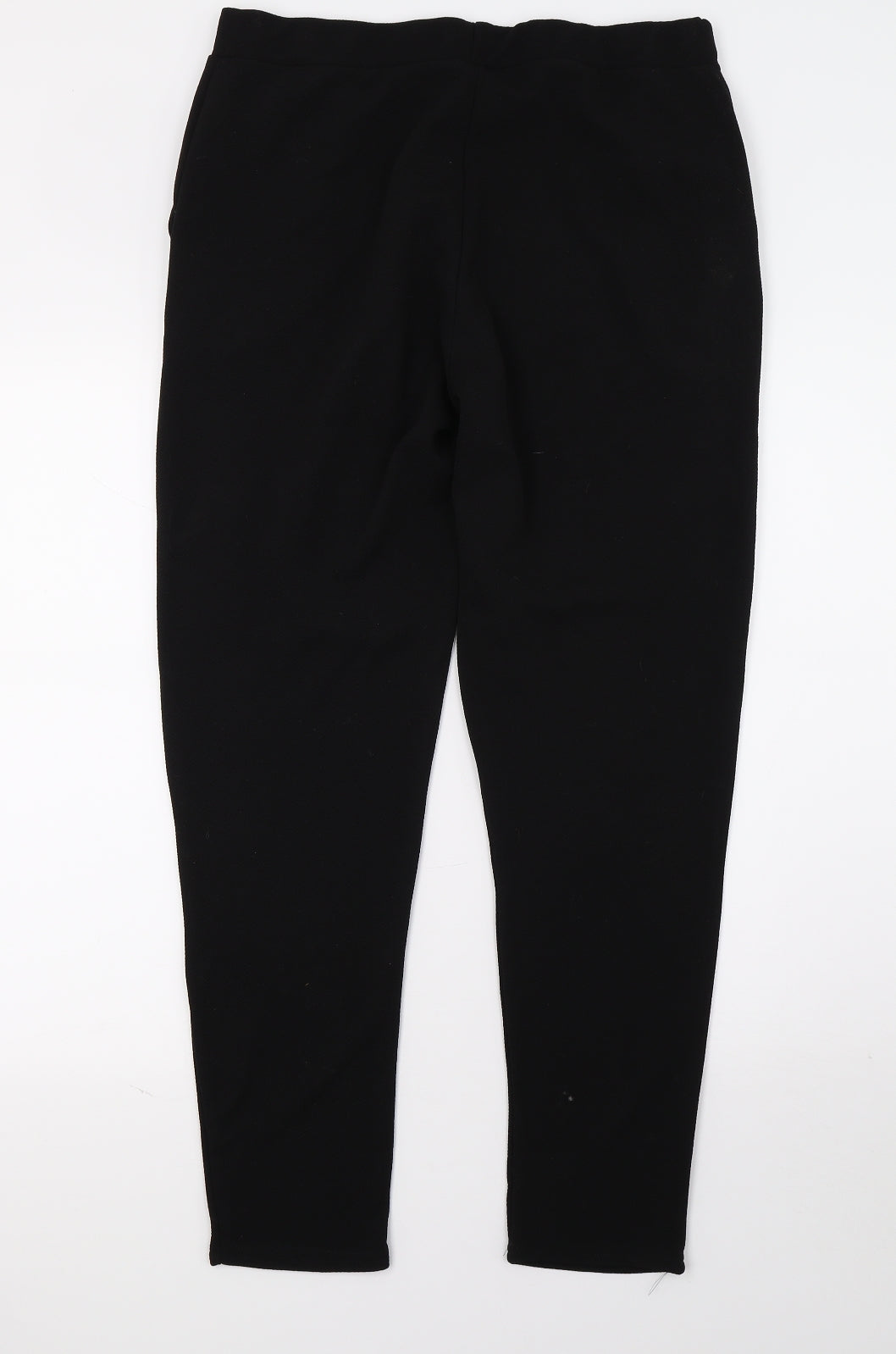 Preworn Womens Black   Trousers  Size 16 L27 in