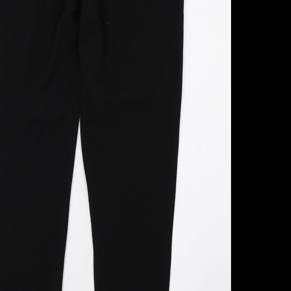 Preworn Womens Black   Trousers  Size 16 L27 in