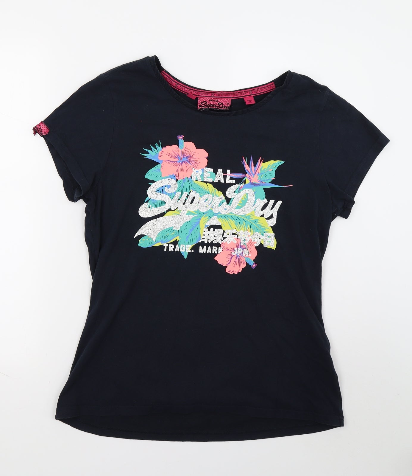 Superdry Womens Blue   Basic T-Shirt Size XL