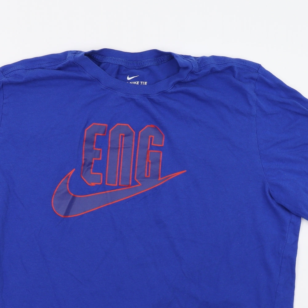 Nike Mens Blue    T-Shirt Size XL  - England fc