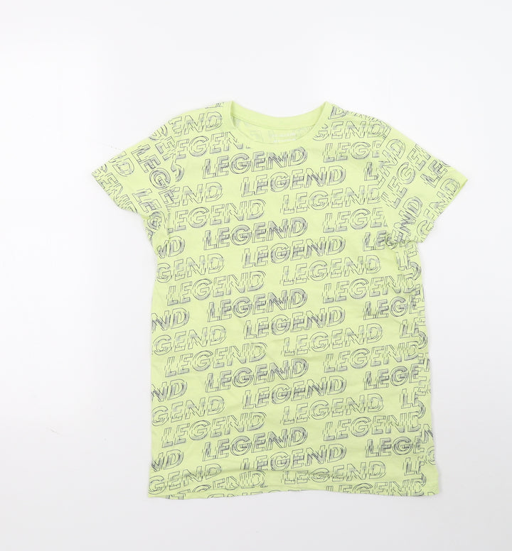 Primark Boys Green Basic Polo Size 10-11 Years