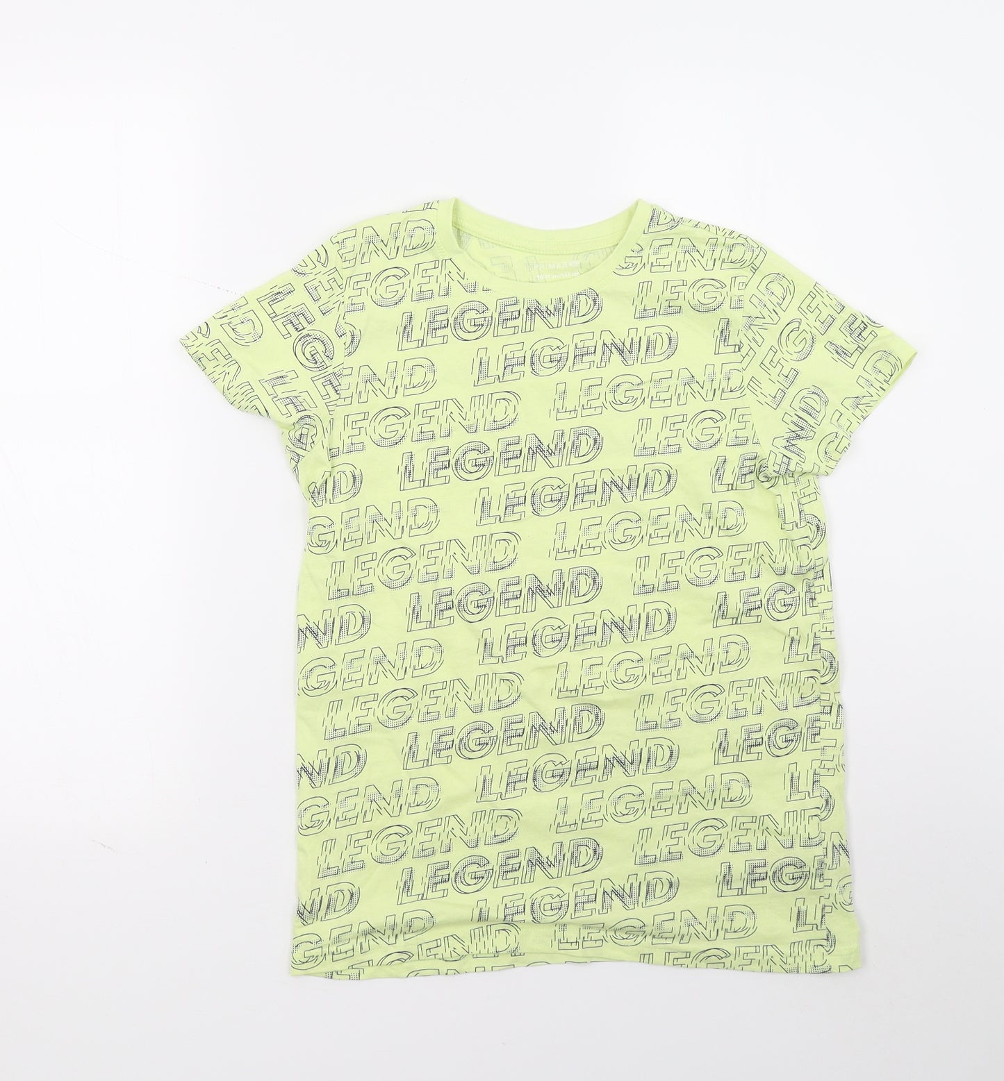 Primark Boys Green   Basic Polo Size 10-11 Years