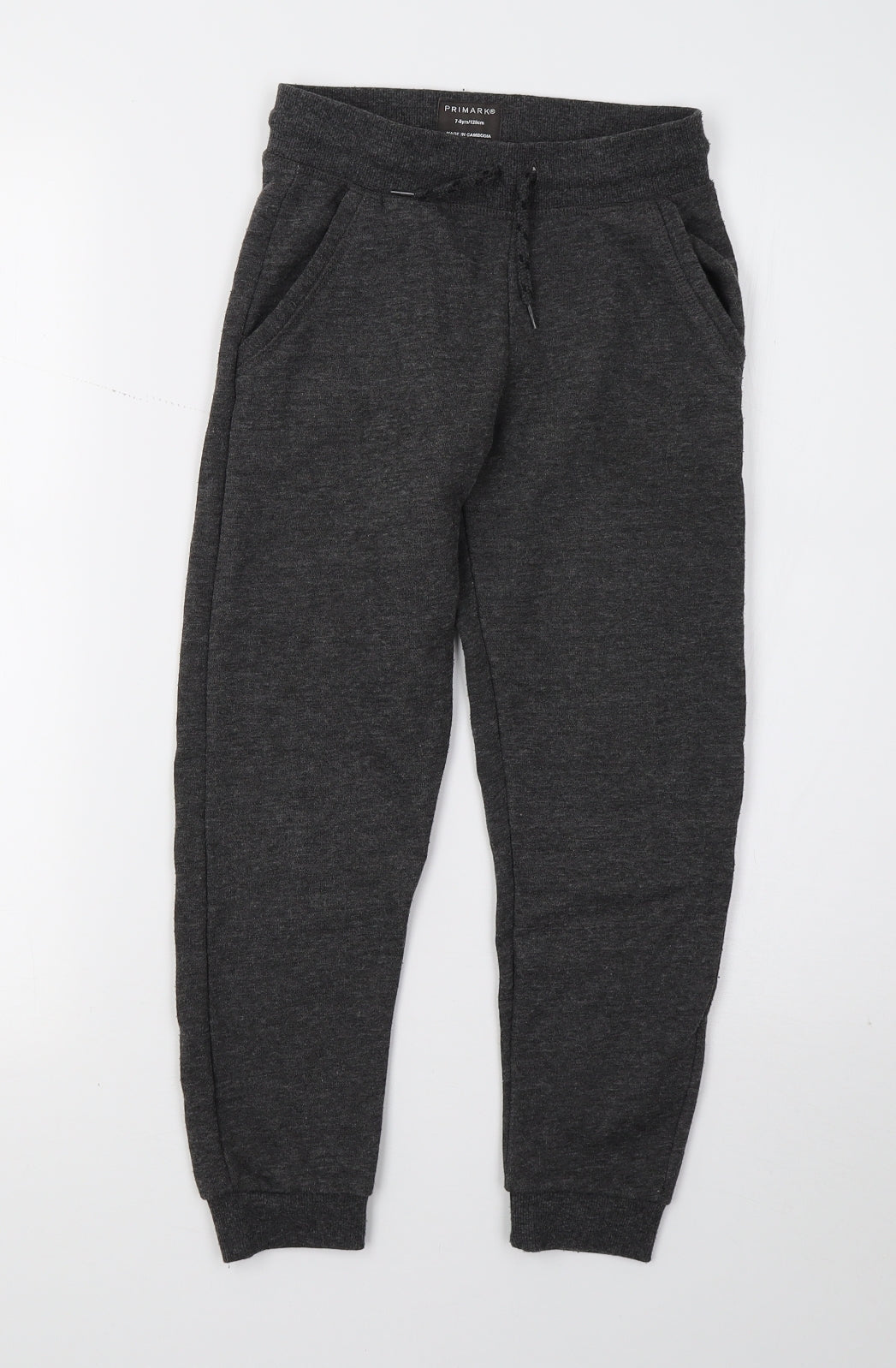 Primark Girls Grey   Sweatpants Trousers Size 7-8 Years