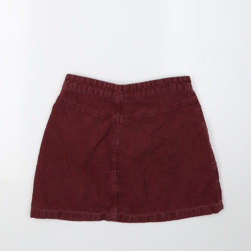 Denim & Co. Womens Pink   A-Line Skirt Size 8