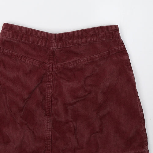 Denim & Co. Womens Pink   A-Line Skirt Size 8