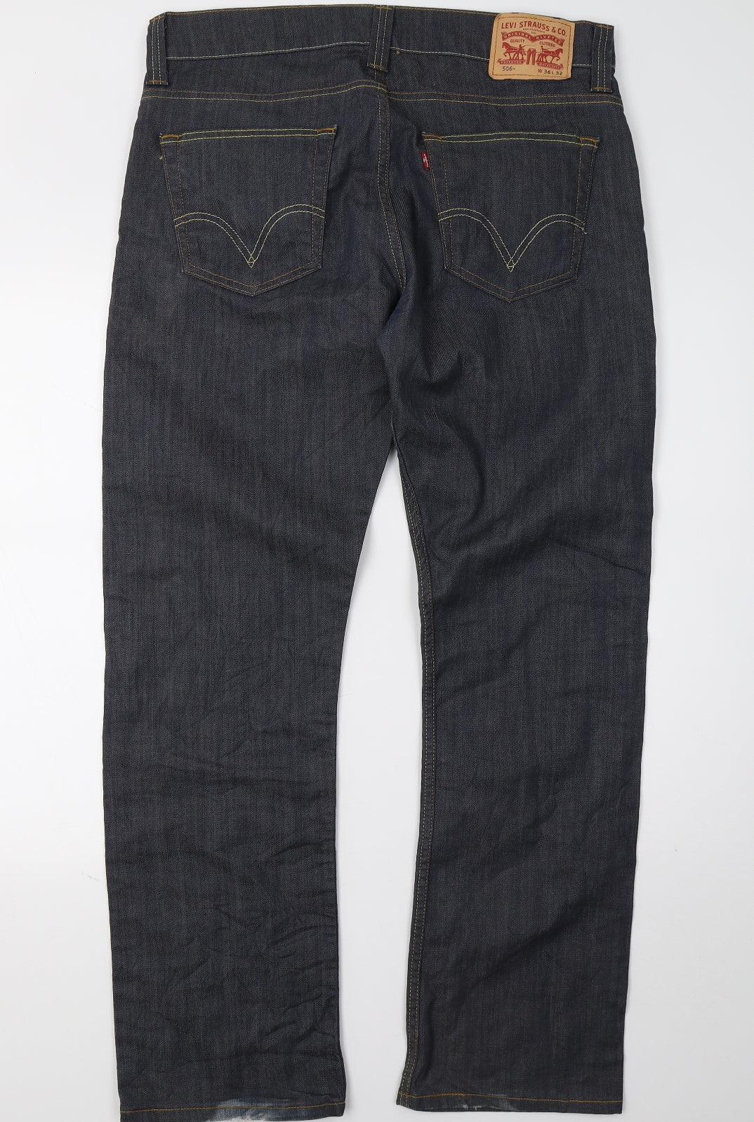 levis Mens Blue   Straight Jeans Size 36 L32 in