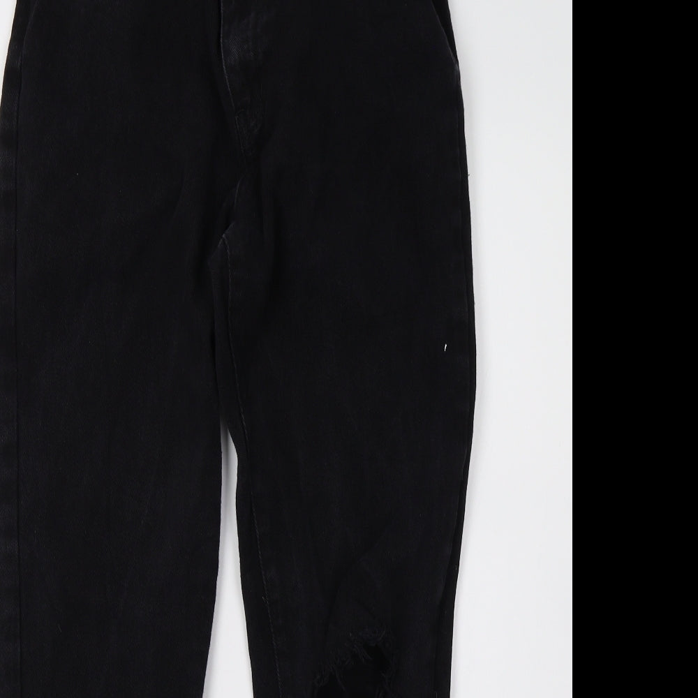 Missguided Womens Black   Mom Jeans Size 12 L29 in