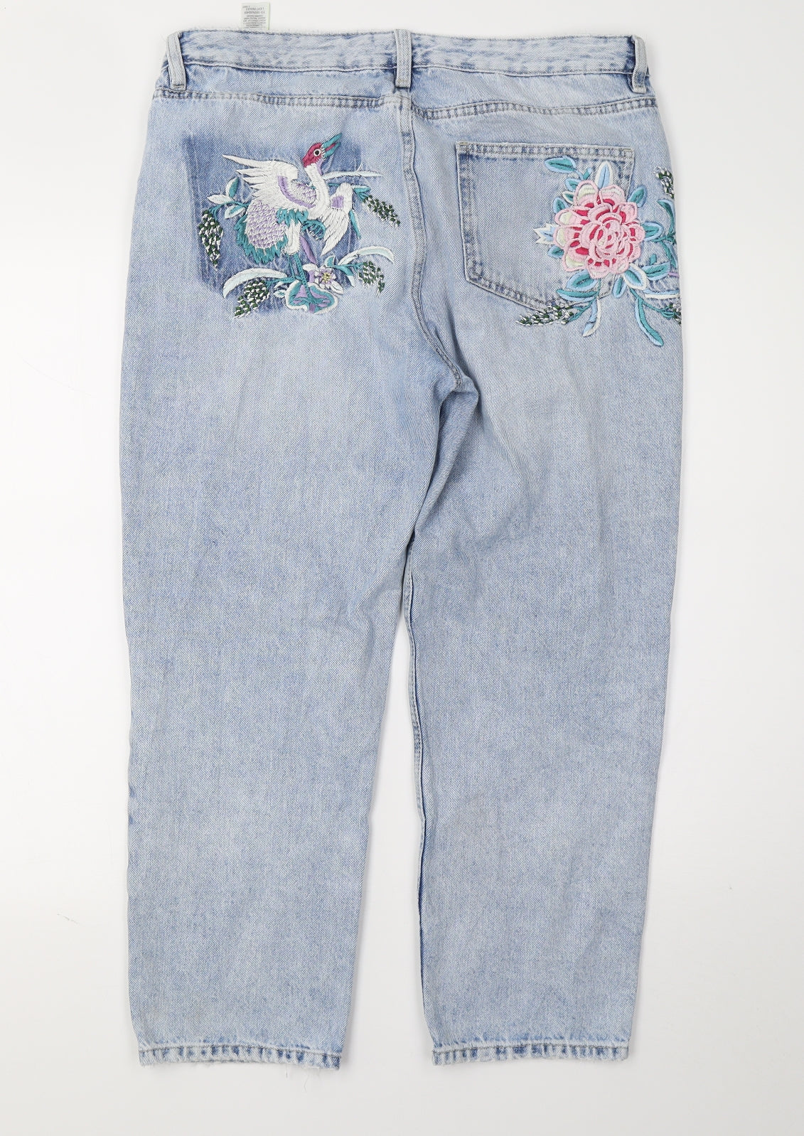 Marks and Spencer Womens Blue   Cropped Jeans Size 12 L25 in