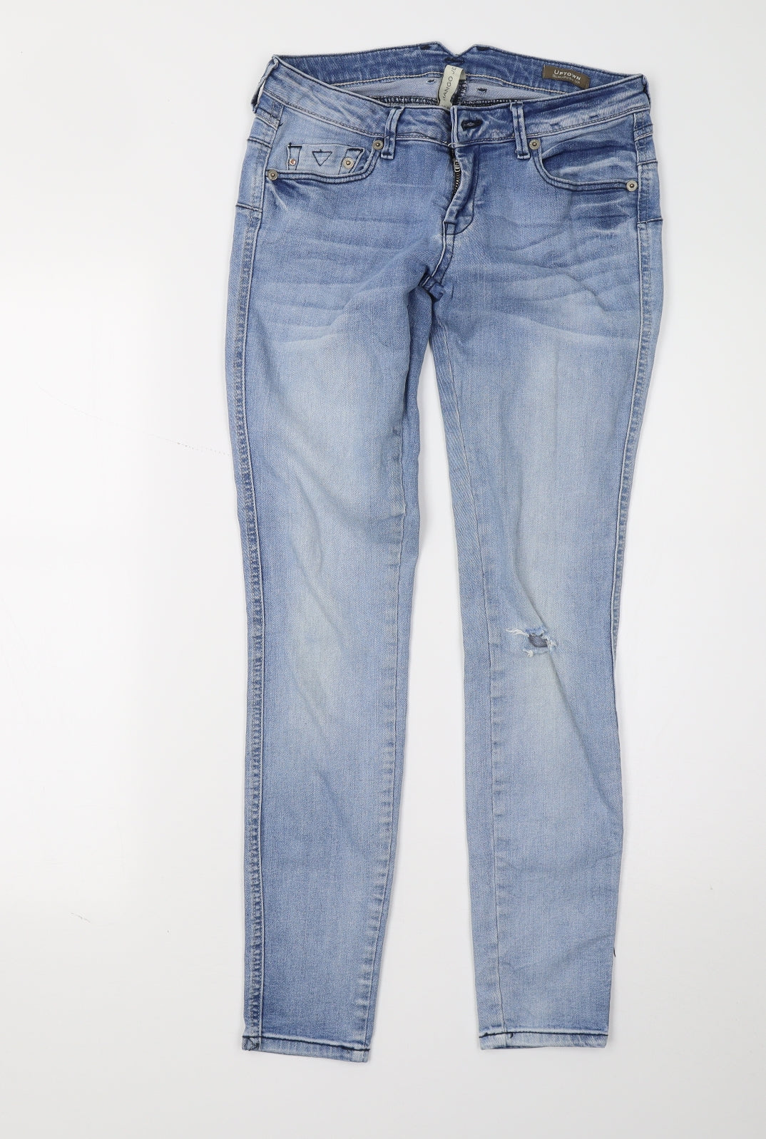 Mango Womens Blue   Skinny Jeans Size 36 L28 in