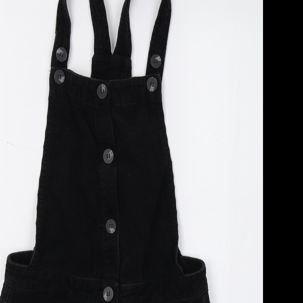 George Girls Black   Dungaree One-Piece Size 9-10 Years