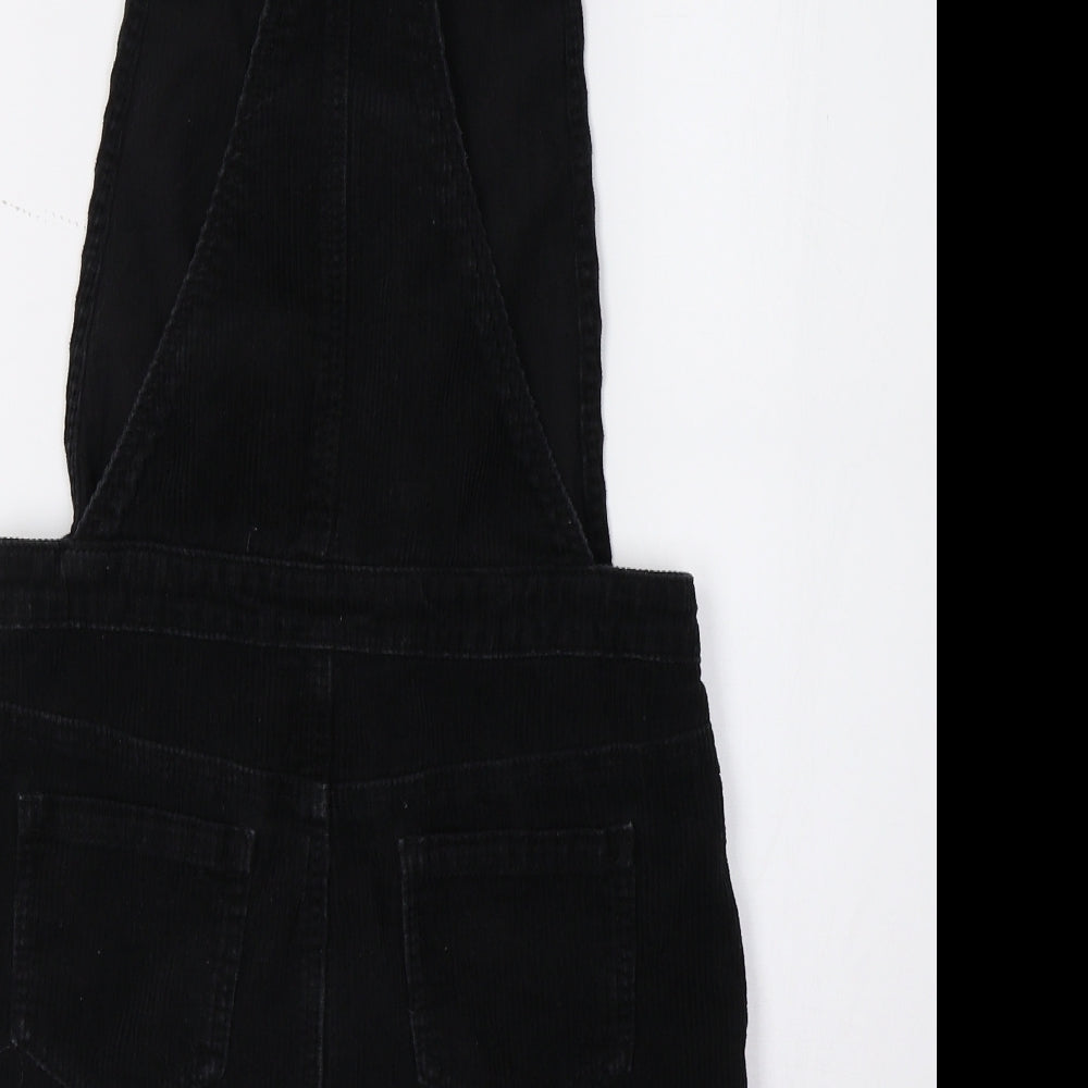 George Girls Black   Dungaree One-Piece Size 9-10 Years