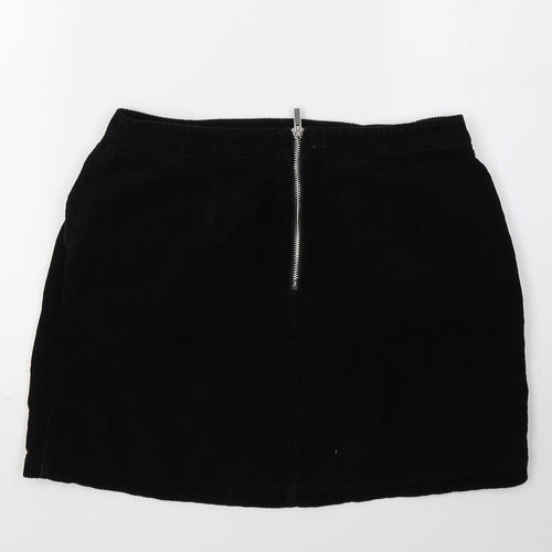 Newlook Womens Black  Rayon A-Line Skirt Size 12