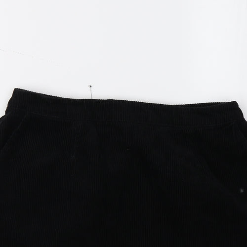 Newlook Womens Black  Rayon A-Line Skirt Size 12