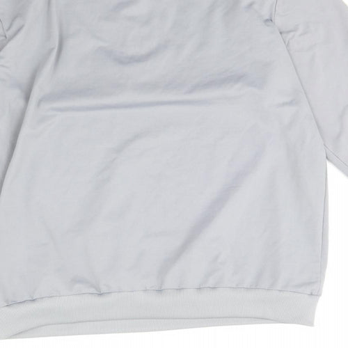 Boohoo Mens Grey   Henley Jumper Size XL