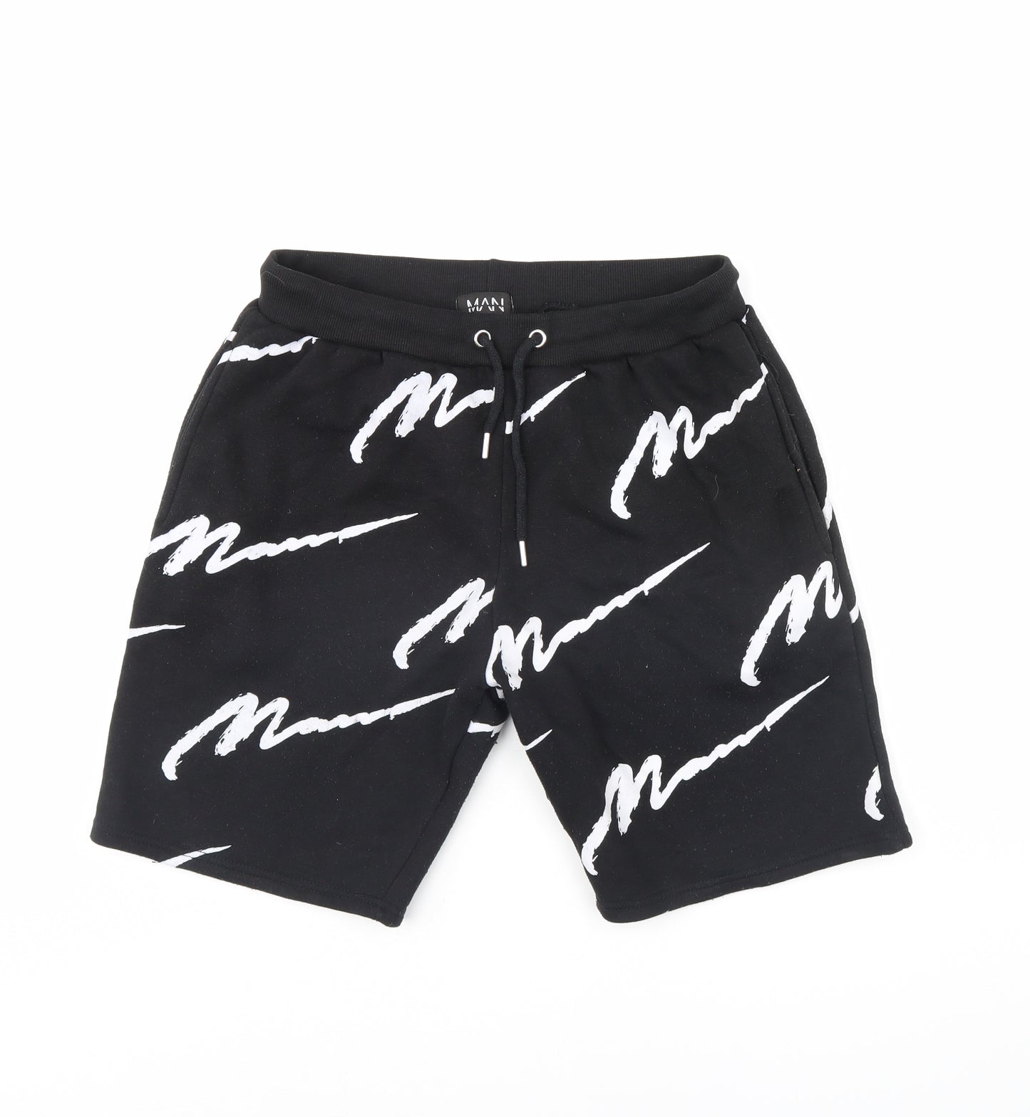 Boohoo Mens Black   Sweat Shorts Size L