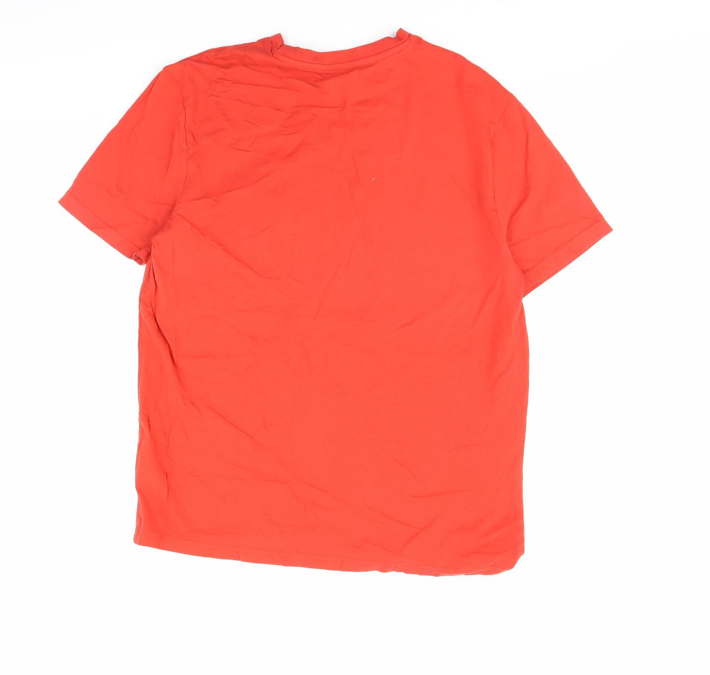 George Mens Orange    T-Shirt Size M  - santa
