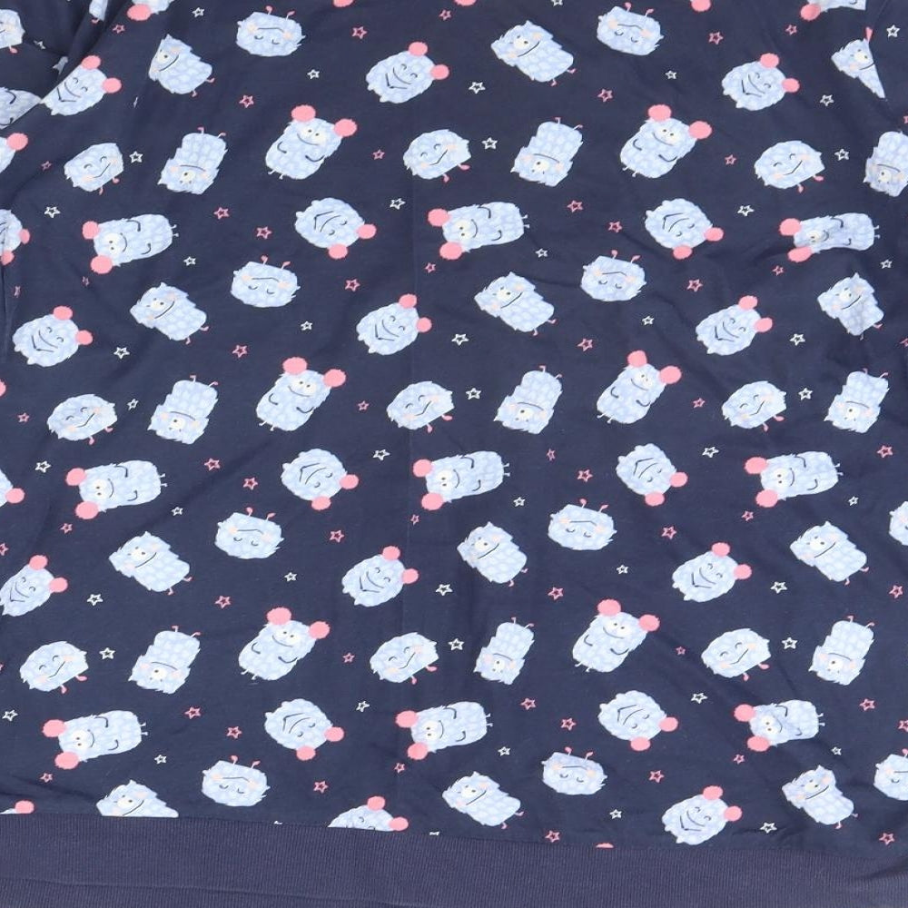 George Womens Blue Solid  Cami Pyjama Top Size 20