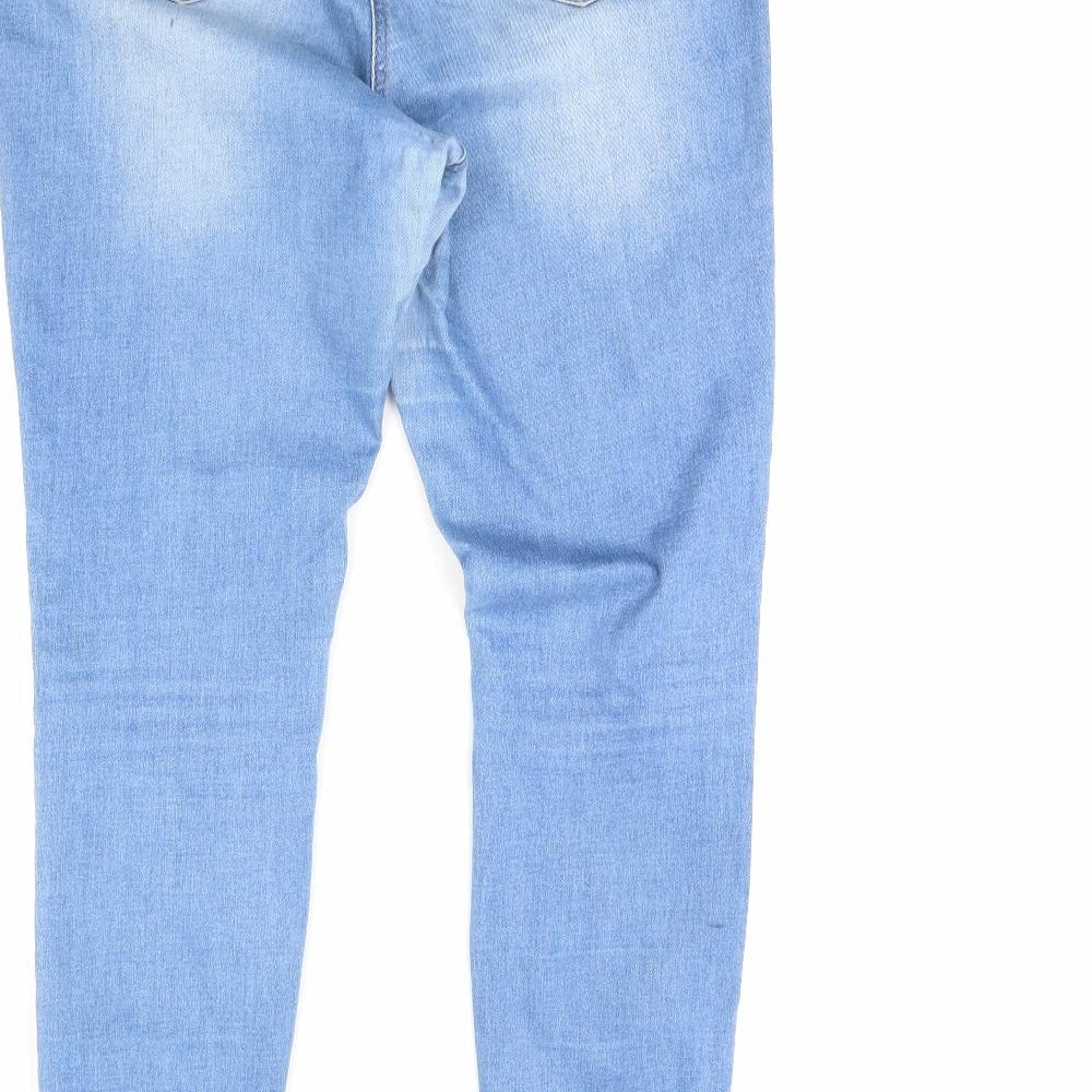 denim  Womens Blue  Denim Skinny Jeans Size 16 L30 in
