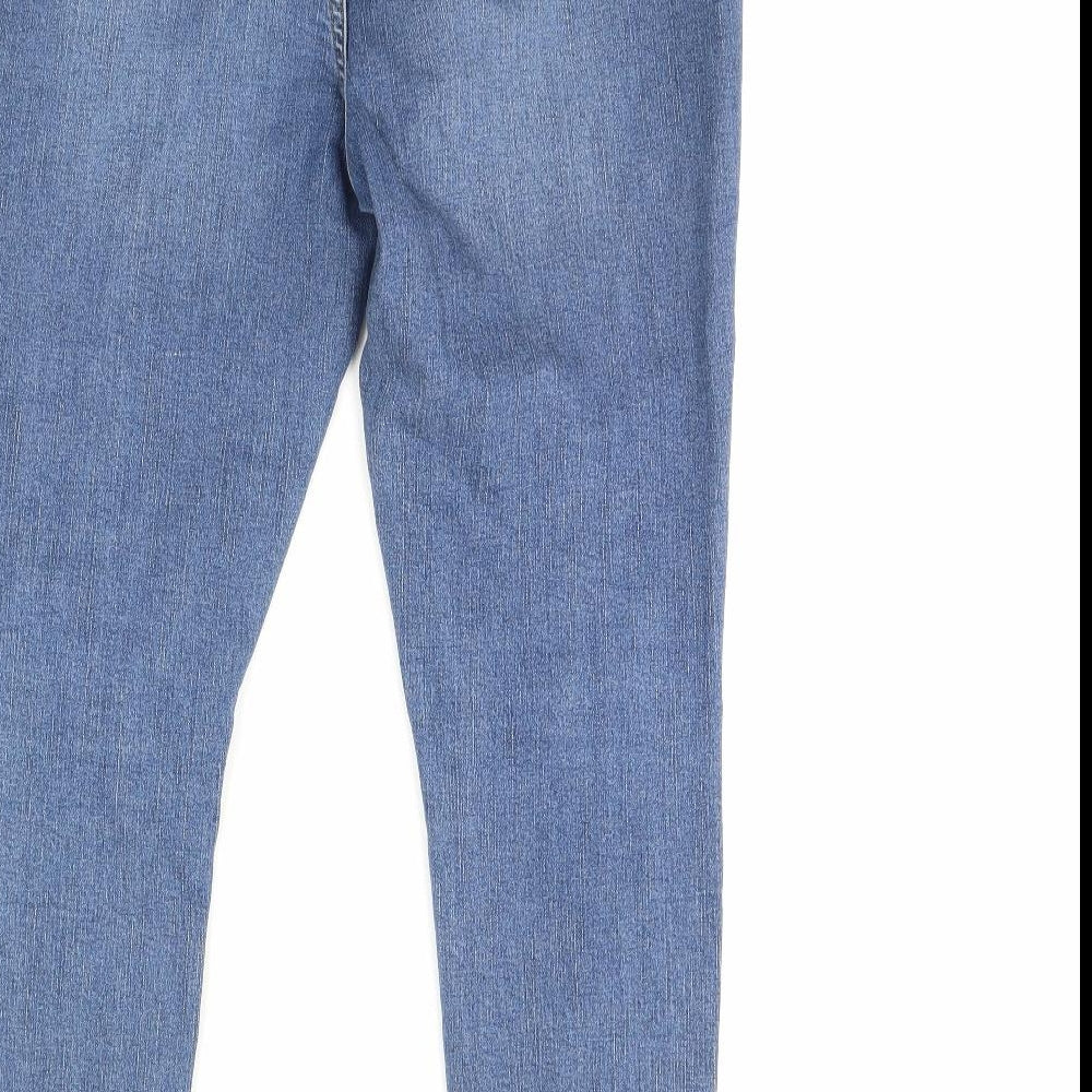 George Womens Blue  Denim Skinny Jeans Size 16 L30 in
