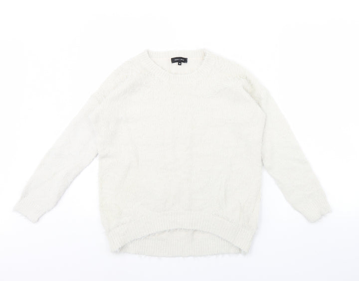 New Look Womens Ivory Pullover Jumper Size 10