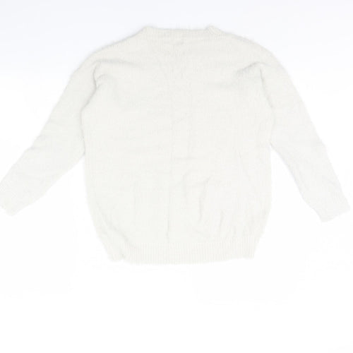 New Look Womens Ivory   Pullover Jumper Size 10