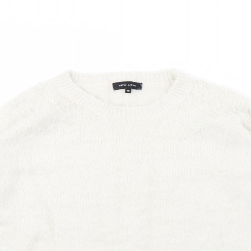 New Look Womens Ivory   Pullover Jumper Size 10
