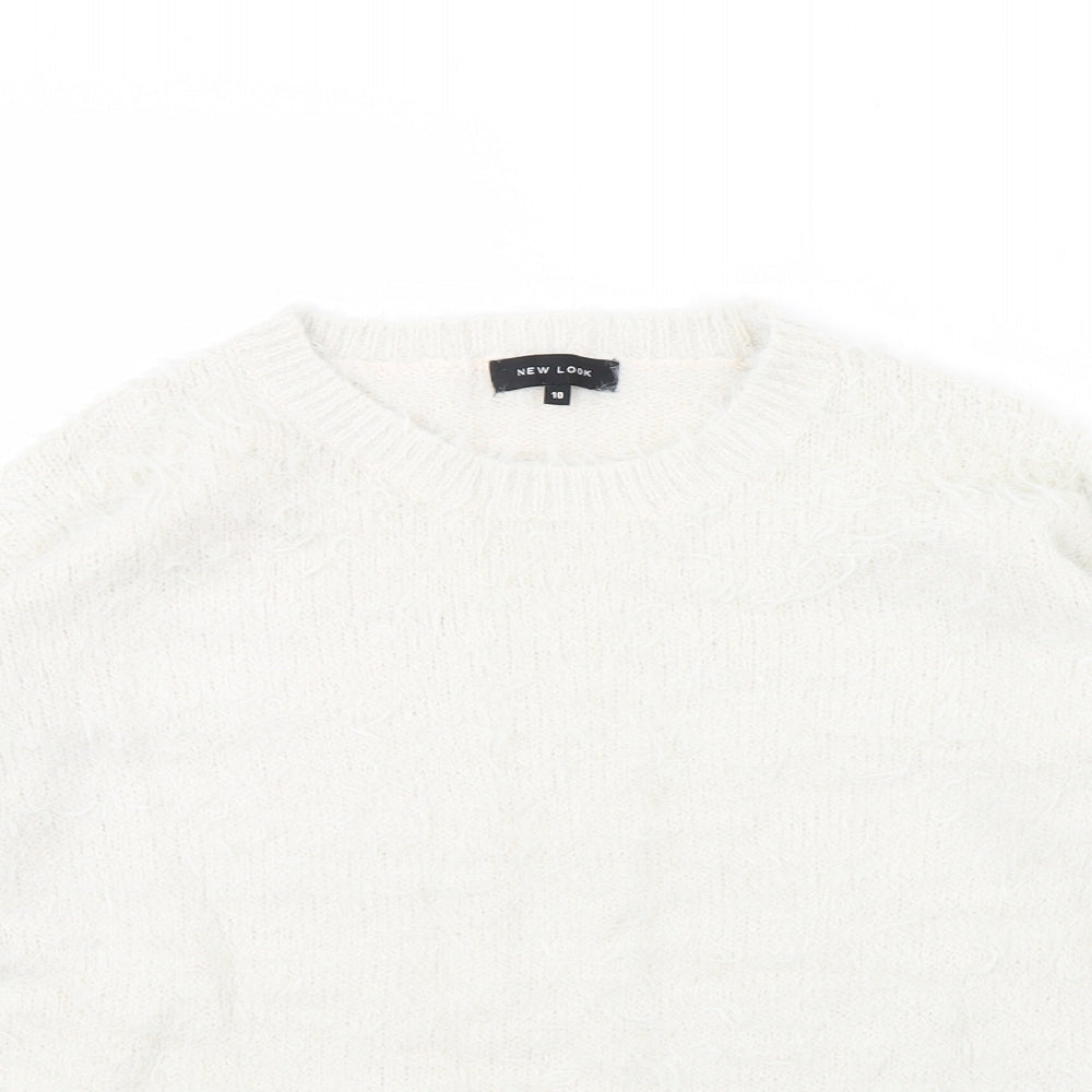 New Look Womens Ivory   Pullover Jumper Size 10
