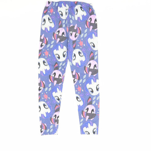 TU Girls Blue Solid  Cami Pyjama Pants Size 7 Years