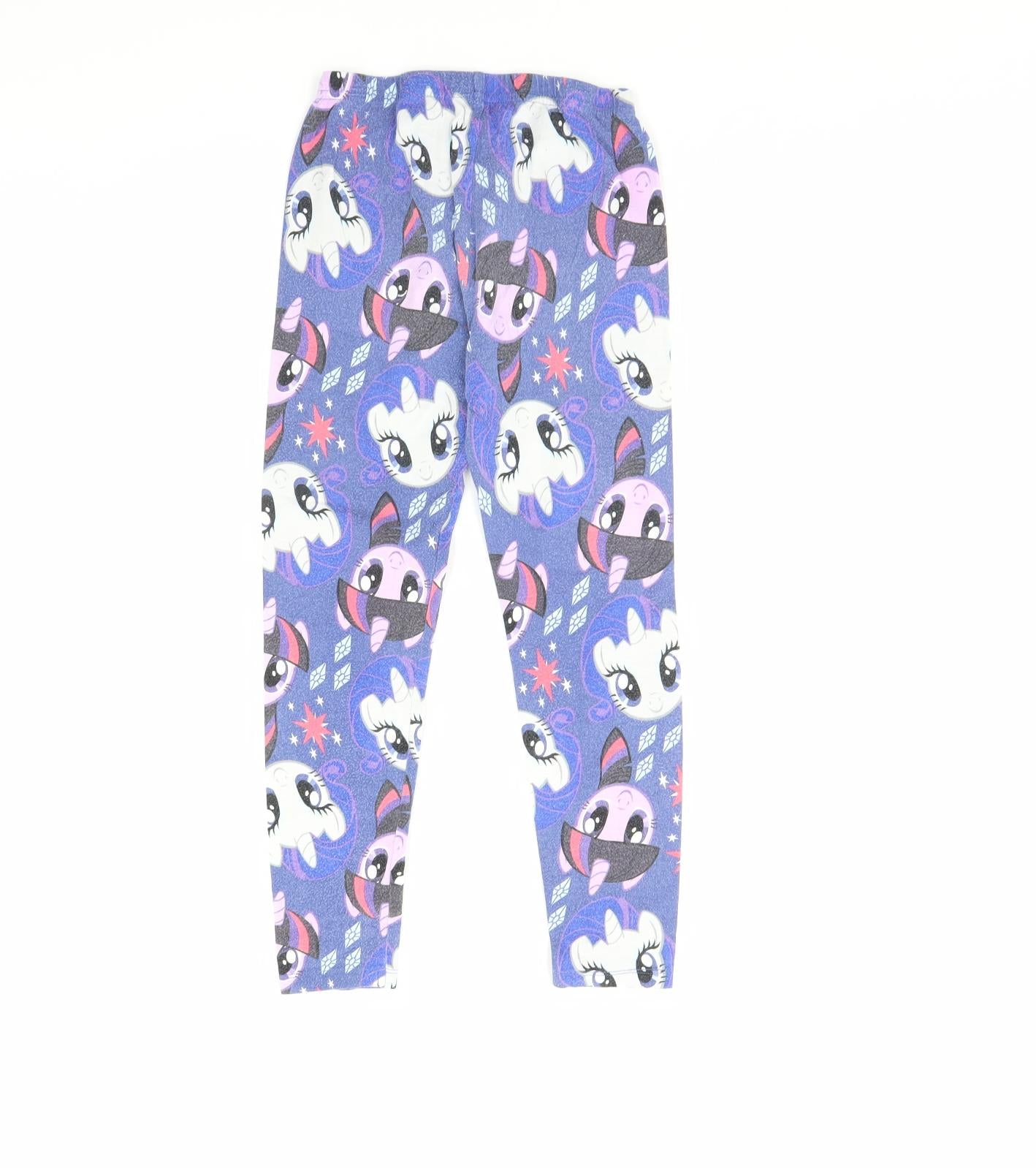 TU Girls Blue Solid  Cami Pyjama Pants Size 7 Years