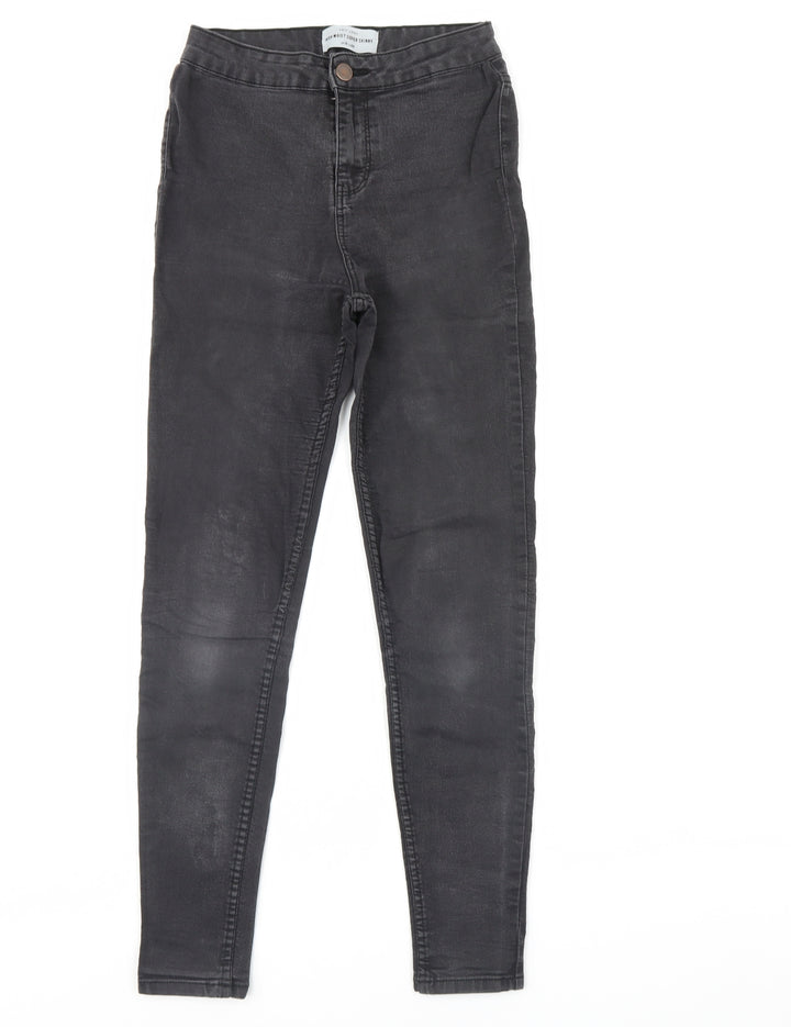 New Look Womens Black  Denim Skinny Jeans Size 10 L29 in