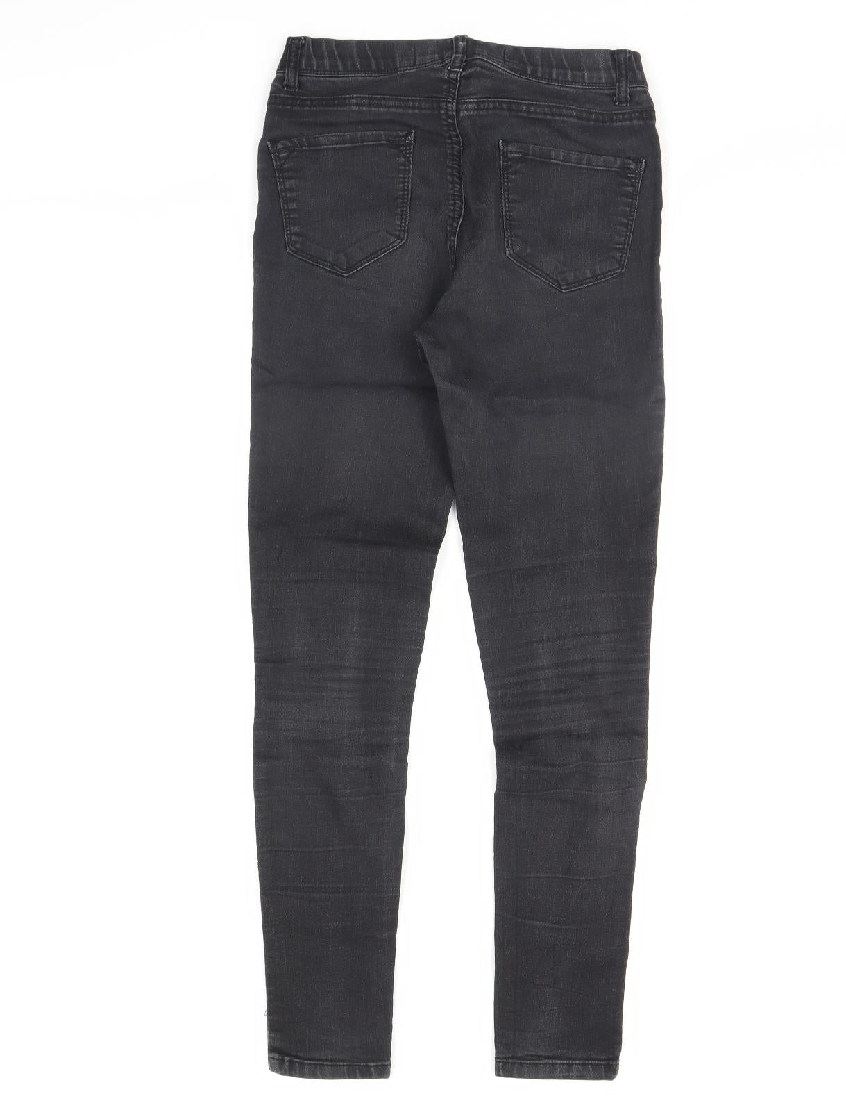 New Look Womens Black  Denim Skinny Jeans Size 10 L29 in
