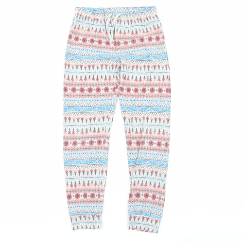 Nutmeg Girls Multicoloured Striped  Cami Pyjama Pants Size 8 Years
