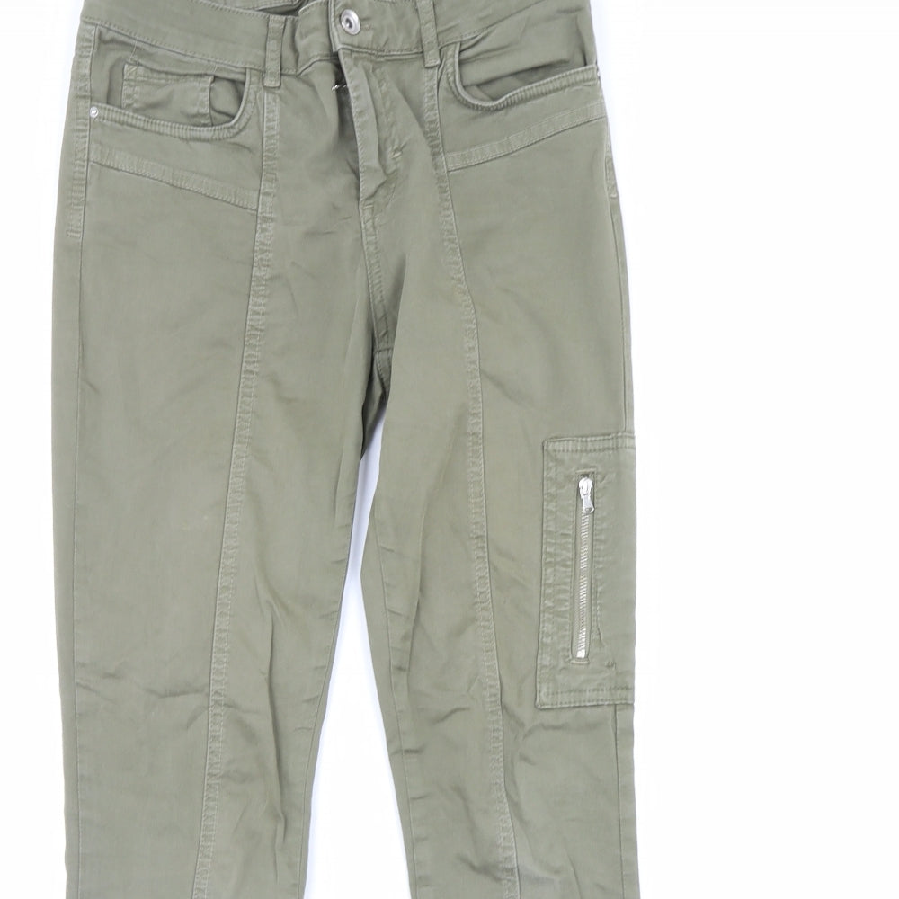 Zara Womens Green   Skinny Jeans Size 8 L29 in