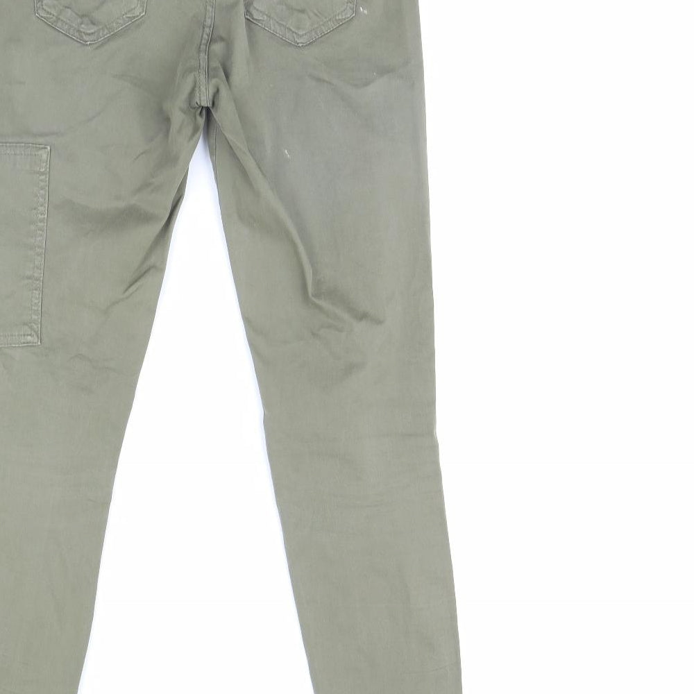 Zara Womens Green   Skinny Jeans Size 8 L29 in