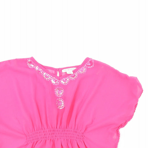 Primark Girls Pink   Kaftan  Size 3 Years