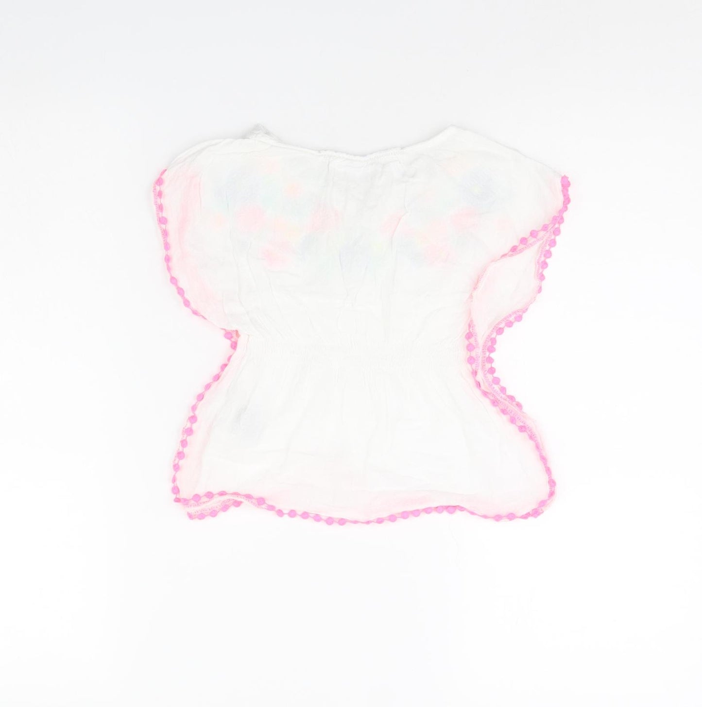 Epic Threads Girls White Floral  Basic Tank Size 4 Years