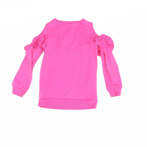 Juicy Couture Girls Pink   Pullover Jumper Size 4 Years
